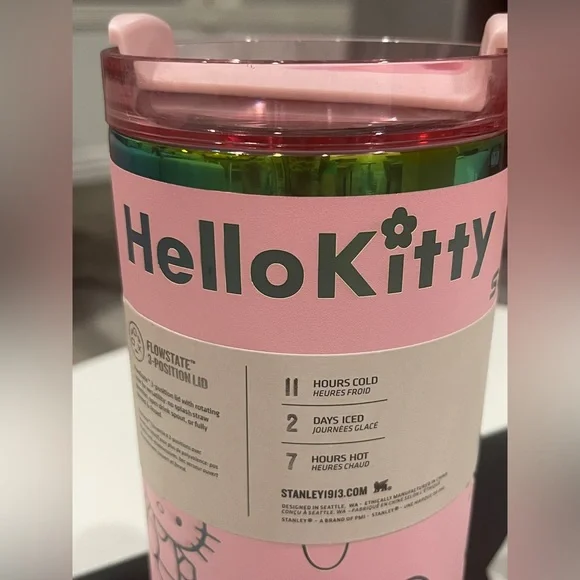 Unisex Stanley Hello Kitty Pink Magenta 40oz Quencher H2.0 Tumbler - Picture 14 of 14